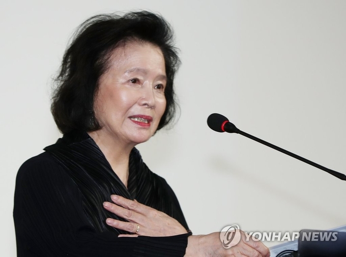 <strong>배우 윤정희</strong><br>
[연합뉴스 자료사진]